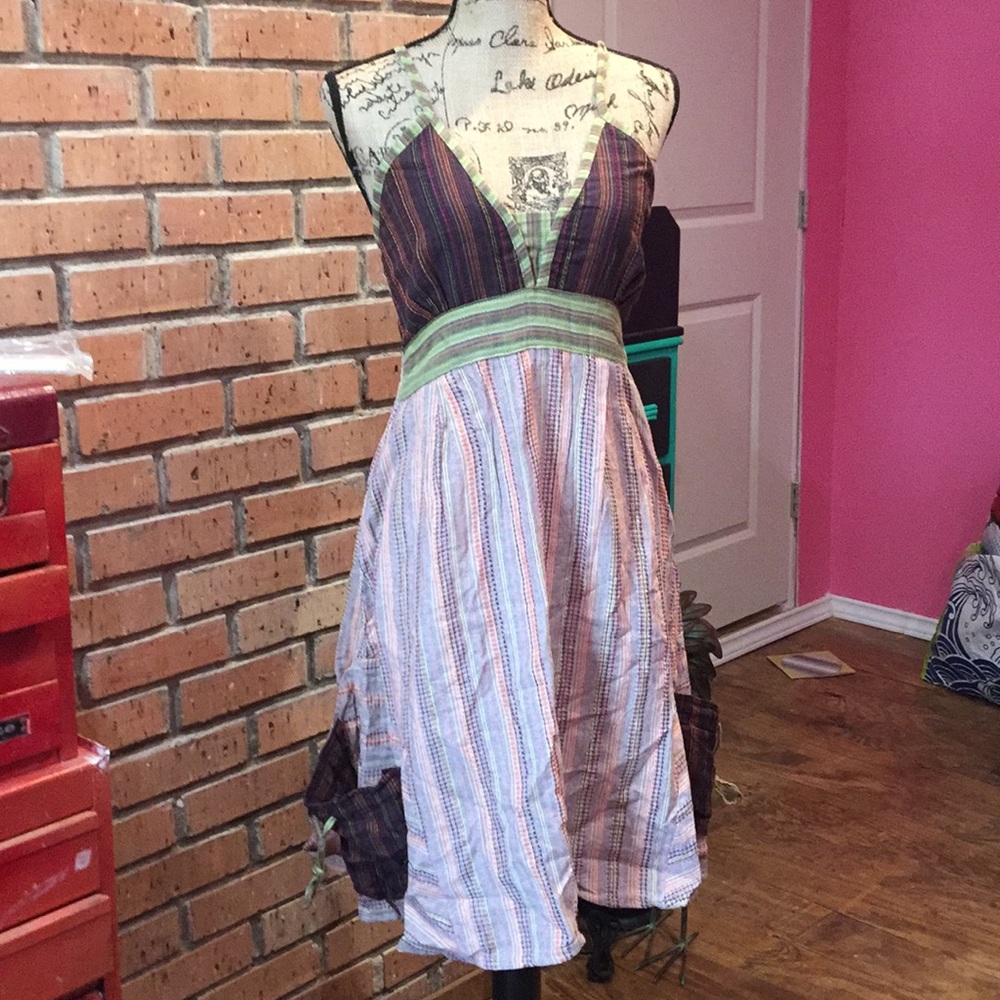 Boho hippie halter dress Rising International